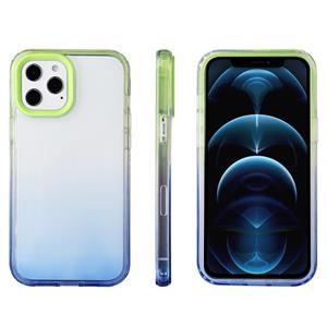 huismerk Candy Gradiënt Flat Surface TPU + PC Shockproof Case voor iPhone 13 Pro Max