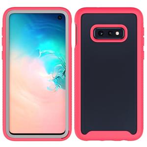 huismerk Voor Samsung Galaxy S10e Starry Sky Solid Color Series Schokbestendige PC + TPU beschermhoes(Rood)