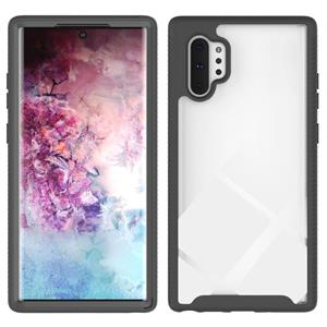 huismerk Voor Samsung Galaxy Note 10 Plus Starry Sky Solid Color Series Schokvrije PC + TPU Beschermhoes(Zwart)