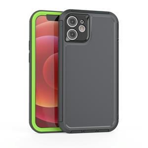 huismerk 360 All-inclusive Shockproof Precise Hole PC + TPU Beschermhoes voor iPhone 12 mini(Grijs)