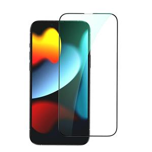 Rock Space 0.33mm Groen Licht Oogbescherming Anti-Blauw Licht Volledig Screen Gehard Glasfilm voor iPhone 13 Pro Max