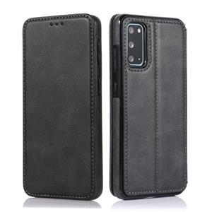 huismerk Voor Samsung Galaxy S20+ Knight Magnetic SUCTion Leather Phone Case