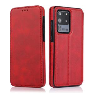 huismerk Voor Samsung Galaxy S20 Ultra Knight Magnetic Suctering Leather Phone Case