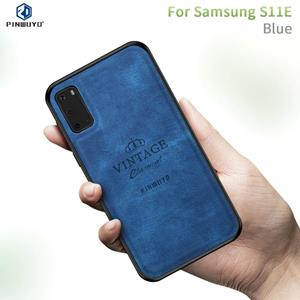 Voor Galaxy S20 PINWUYO Zun-serie PC + TPU + Skin Waterproof Anti-fall All-inclusive Beschermhoes(Blauw)