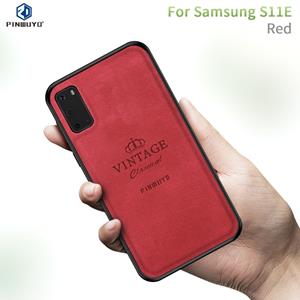 Voor Galaxy S11e/S20 PINWUYO Zun serie PC + TPU + huid waterdicht en anti-Fall all-inclusive beschermende shell (rood)