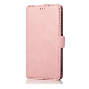 huismerk Voor iPhone 6 Plus Retro Magnetic Closing Clasp Horizontale Flip Lederen Case met Holder & Card Slots & Photo Frame & Wallet(Rose Gold)