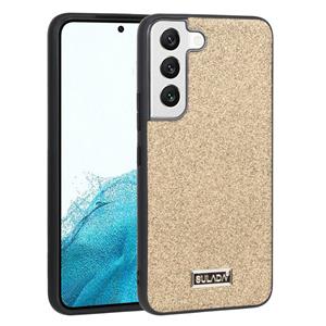 Voor Samsung Galaxy S22 5G Sulada Shockproof TPU + Handgemaakte lederen telefoonhoesje