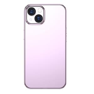 TOTUDESIGN AA-155 SOFT JANE SERIE HARDCOVER EDITIE Schokbestendig Galvaniseren TPU beschermhoes voor iPhone 13 (Pink)