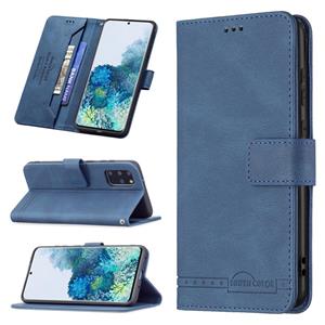 huismerk Voor Samsung Galaxy S20 + Magnetische Sluiting RFID Blokkeren Anti-Diefstal Lederen Case met Houder & Card Slots & Portemonnee