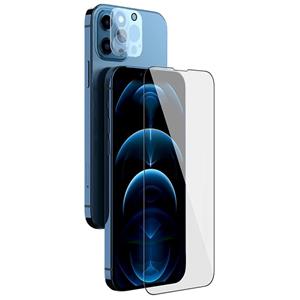 NILLKIN 2 IN 1 HD Full SHIPE THEMED GLAS FILM + CAMERA PROTECTOR SET VOOR iPhone 13 Pro