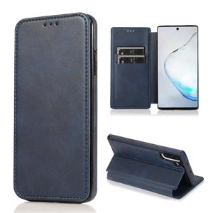 huismerk Voor Samsung Galaxy Note10 Knight Magnetic Suctering Leather Phone Case