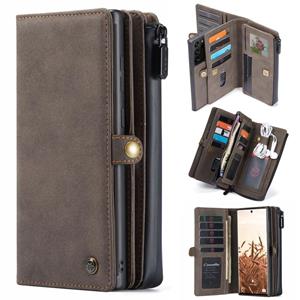 For Samsung Galaxy Note 20 Ultra CaseMe 018 Detachable Multi-functional Horizontal Flip Leather Case with Card Slot & Holder & Zipper Wallet & Photo F