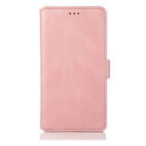 huismerk Voor iPhone XS / X Retro Magnetic Closing Clasp Horizontale Flip Lederen Case met Holder & Card Slots & Photo Frame & Wallet(Rose Gold)