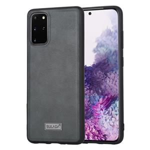 Voor Samsung Galaxy S20 Plus SULADA Schokbestendige TPU + Handgemaakte lederen beschermhoes(groen)