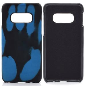 huismerk Plakken huid + PC thermische Sensor verkleuring Case voor Galaxy S10(Blue)