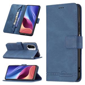 huismerk Voor Xiaomi MI 11I / POCO F3 Magnetische sluiting RFID Blokkering Anti-diefstal Lederen Case met Houder & Card Slots & Portemonnee