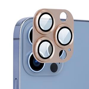 Enkay Aluminium Legering + Gehard Glass Camera Lens Cover voor iPhone 13 Pro / 13 Pro Max (Rose Gold)