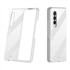 gkk Voor Samsung Galaxy Z Fold3 5G Shockproof Piano Paint Protective Case (White)