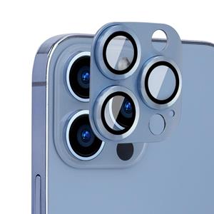 Enkay Aluminium Legering + gehard Glas Camera Lens Cover voor iPhone 13 Pro / 13 Pro Max (Sierra Blue)