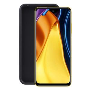 huismerk TPU-telefooncase voor Xiaomi Poco M3 Pro 5G (mat zwart)