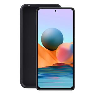 huismerk TPU-telefooncase voor Xiaomi Redmi Note 10 Pro (India) (Pudding Black)