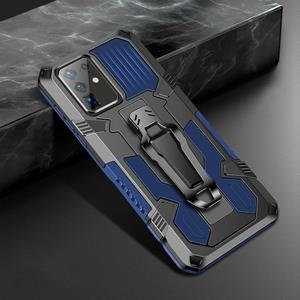 huismerk Voor Samsung Galaxy S20 Machine Armor Warrior Shockproof PC + TPU Beschermhoes (Royal Blue)