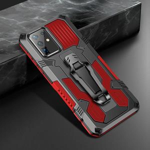 huismerk Voor Samsung Galaxy S20 Machine Armor Warrior Shockproof PC + TPU Beschermhoes (Rood)