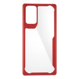 huismerk Voor Samsung Galaxy Note 20 Transparante PC + TPU Volledige dekking Schokbestendige beschermhoes (rood)