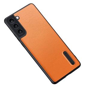 huismerk Voor Xiaomi Redmi K40S Skin Feel Calf Pattern Leather Phone Case (Brown)