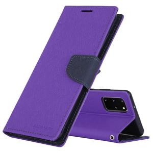 GOOSPERY FANCY DIARY For Galaxy S20+ Horizontal Flip PU Leather Case with Holder & Card Slots & Wallet(Purple)