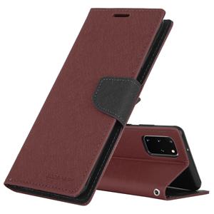 GOOSPERY FANCY DIARY For Galaxy S20+ Horizontal Flip PU Leather Case with Holder & Card Slots & Wallet(Brown)