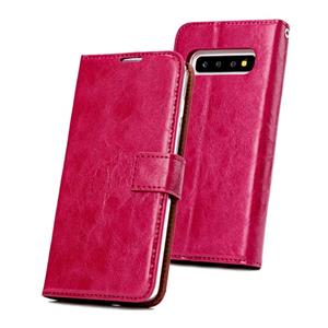 huismerk Voor Samsung Galaxy S10 Crazy Horse Texture Afneembare Magnetische achterkant Horizontale Flip Lederen Case Met Houder & Card Slots & Photo Frame & Wa