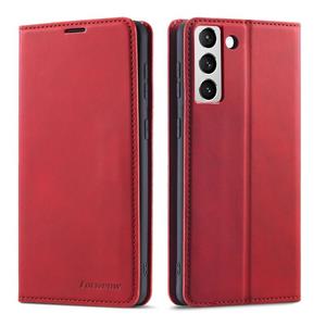 Voor Samsung Galaxy S22 5G Forwenw Dream Series Oil Edge Strong Magnetism Leather Phone Case