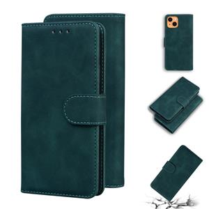 huismerk Huid voelt zuivere kleur horizontale flip lederen tas met houder & kaart slots & portefeuille voor iphone 13 mini