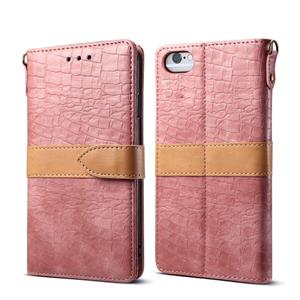 huismerk Lederen beschermhoes voor iPhone 6 & 6s (roze)