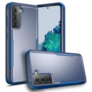 huismerk Voor Samsung Galaxy S21 + 5G TPU + PC Schokbestendige Beschermhoes (Royal Blue)