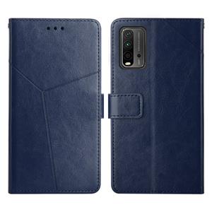 huismerk Voor Xiaomi Poco M3 / Redmi 9t y Stitching Horizontal Flip Leather Phone Case