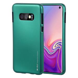 huismerk KWIK GOOSPERY ik JELLY metaal TPU Case voor Galaxy S10e (groen)