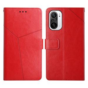 huismerk Voor Xiaomi Redmi K40 / K40 Pro y Stitching Horizontal Flip Leather Phone Case