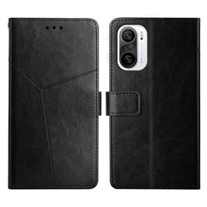 huismerk Voor Xiaomi Redmi K40 / K40 Pro y Stitching Horizontal Flip Leather Phone Case