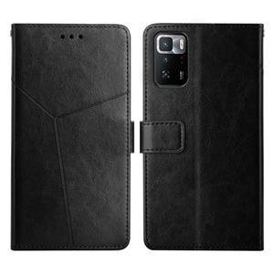 huismerk Voor Xiaomi Redmi Note 10 Pro 5G / Poco X3 GT Y Stitching Horizontale flip lederen telefoonhoesje