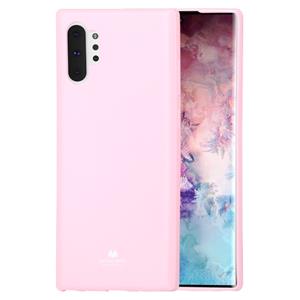 huismerk MERCURY GOOSPERY JELLY TPU schokbestendig en kras geval voor Galaxy Note 10 + (roze)