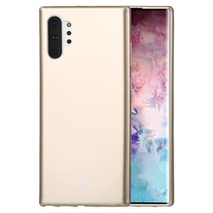 huismerk MERCURY GOOSPERY JELLY TPU schokbestendig en kras geval voor Galaxy Note 10 + (goud)