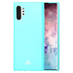 huismerk MERCURY GOOSPERY JELLY TPU schokbestendig en kras geval voor Galaxy Note 10 + (mint groen)