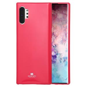 huismerk MERCURY GOOSPERY JELLY TPU schokbestendig en kras geval voor Galaxy Note 10 + (Rose Red)