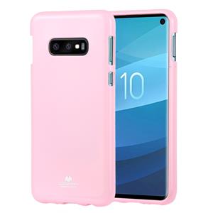 huismerk KWIK GOOSPERY PEARL JELLY TPU anti-val en kras geval voor Galaxy S10e (roze)