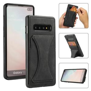 huismerk Voor Samsung Galaxy S10 + ultradunne schokbestendige beschermhoes met houder