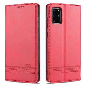 Voor Samsung Galaxy S20 AZNS Magnetic Calf Texture Horizontale Flip Lederen case met kaartslots & portemonnee(rood)