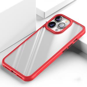 huismerk Dawn Serie Airbag Schokbestendig TPU + PC Case Voor iPhone 13 Pro Max (Rood)