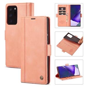 lc.imeeke Voor Samsung Galaxy Note20 Ultra LC.imekeeke Magnetische gesp PU + TPU Horizontale Flip Leren Case met Houder & Card Slots & Portemonnee (ROSE GOUD)